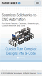 Mobile Screenshot of pathfinder3d.com